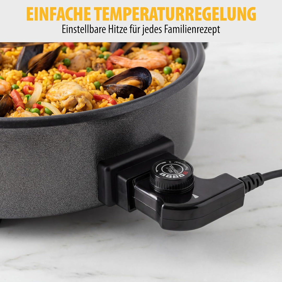 Tristar PZ-9135 Grillpfanne und Multifunktions-Pfanne, 1500 Watt Leistung, 30 cm ø,