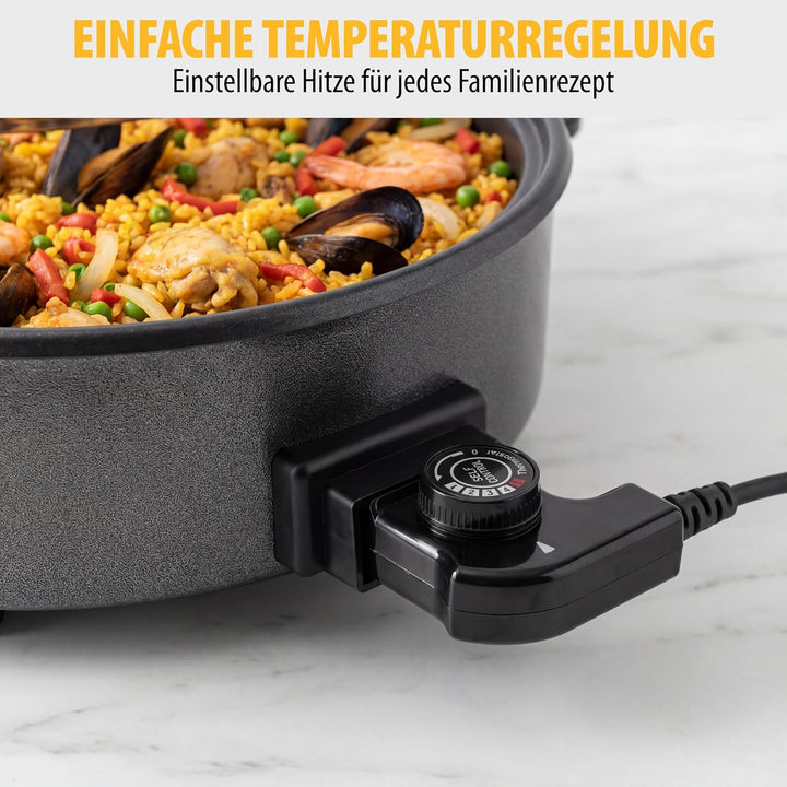 Tristar PZ-9135 Grillpfanne und Multifunktions-Pfanne, 1500 Watt Leistung, 30 cm ø,
