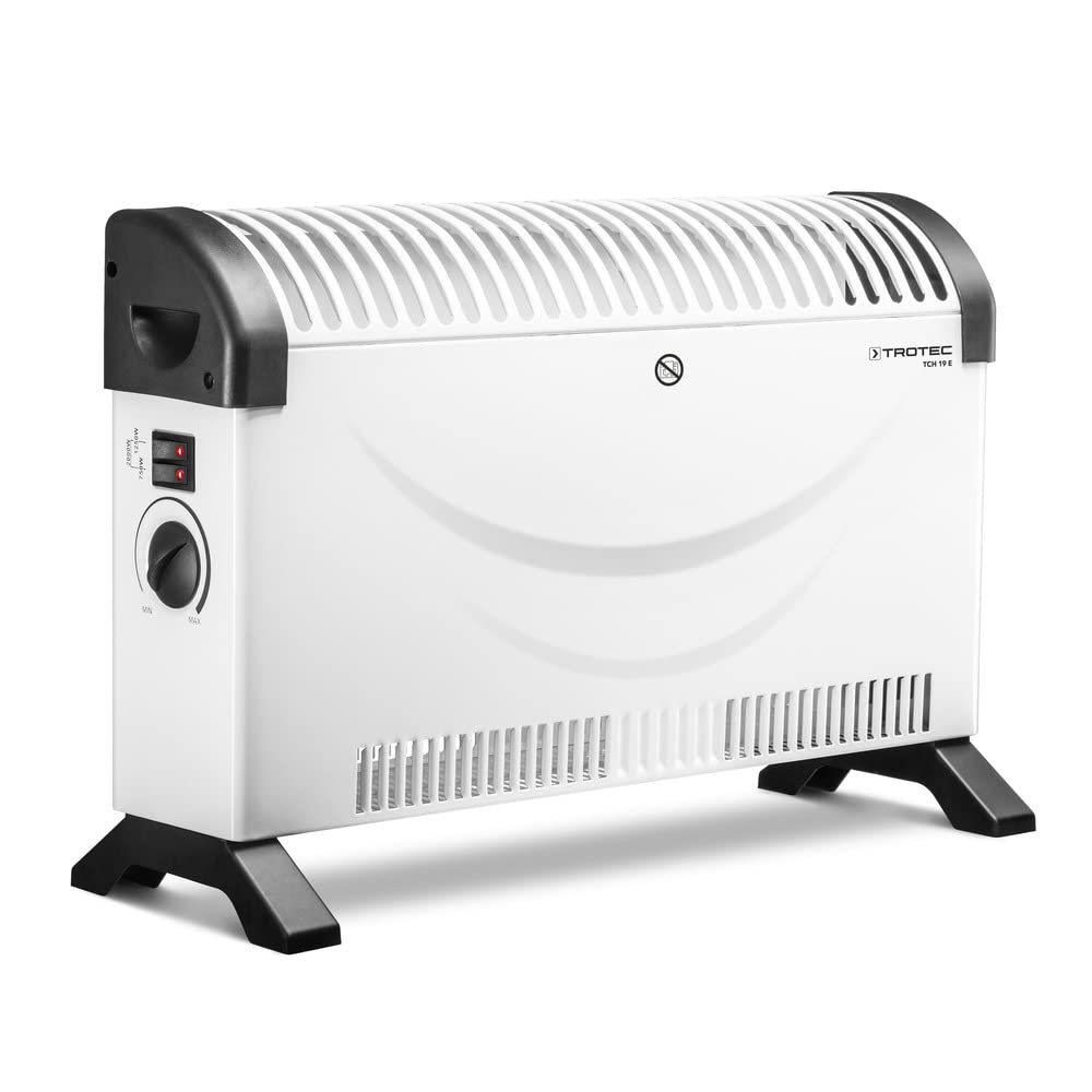 TROTEC Konvektor Heizung TCH 19 E – Heizleistung 750 W / 1250 W / 2000 W – Elektro Heizkörper Ohne T