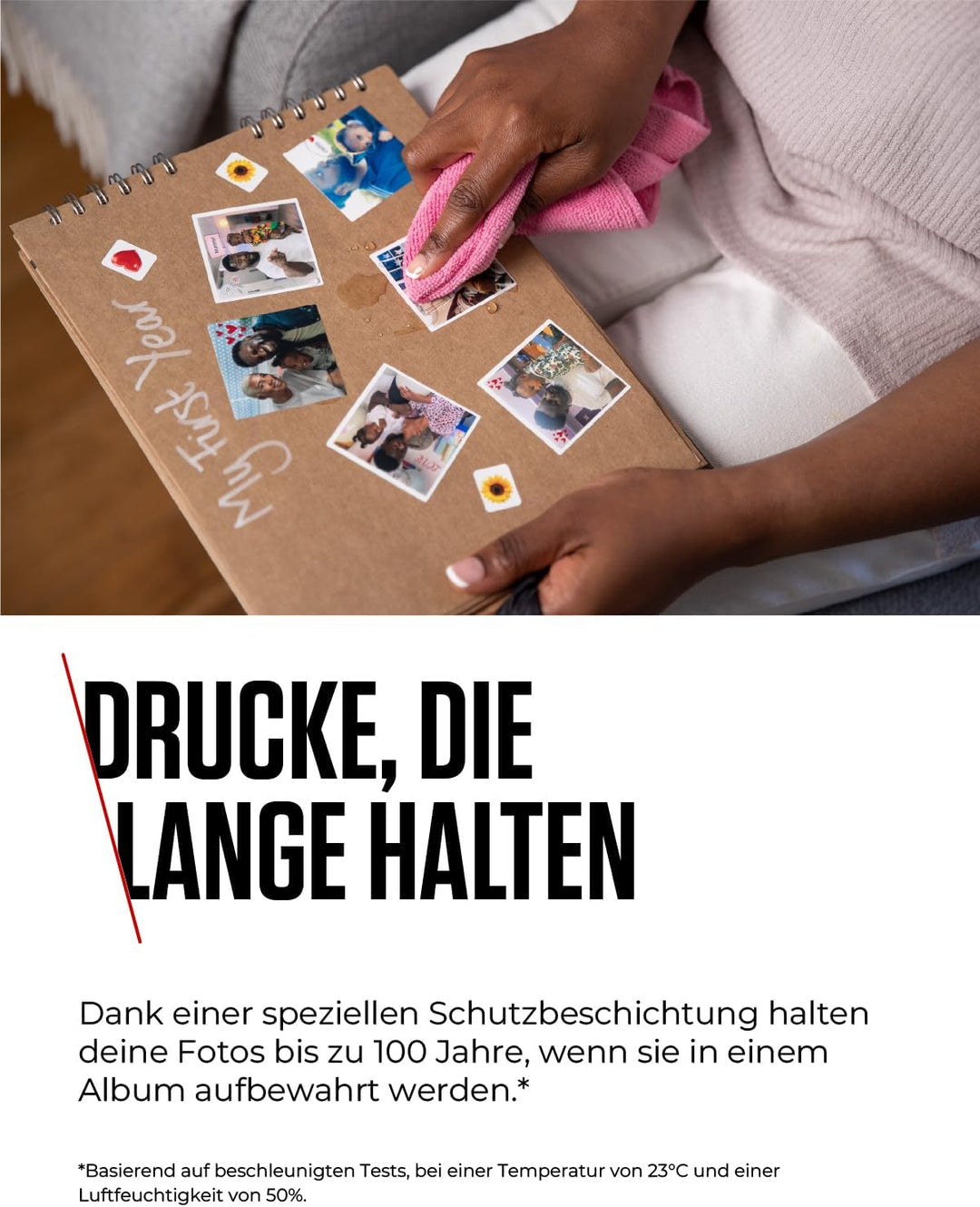 Canon RP-108 Original Farbband/Papierset Postkartengrösse 10x15cm für SELPHY CP-Drucker (108 Blatt,