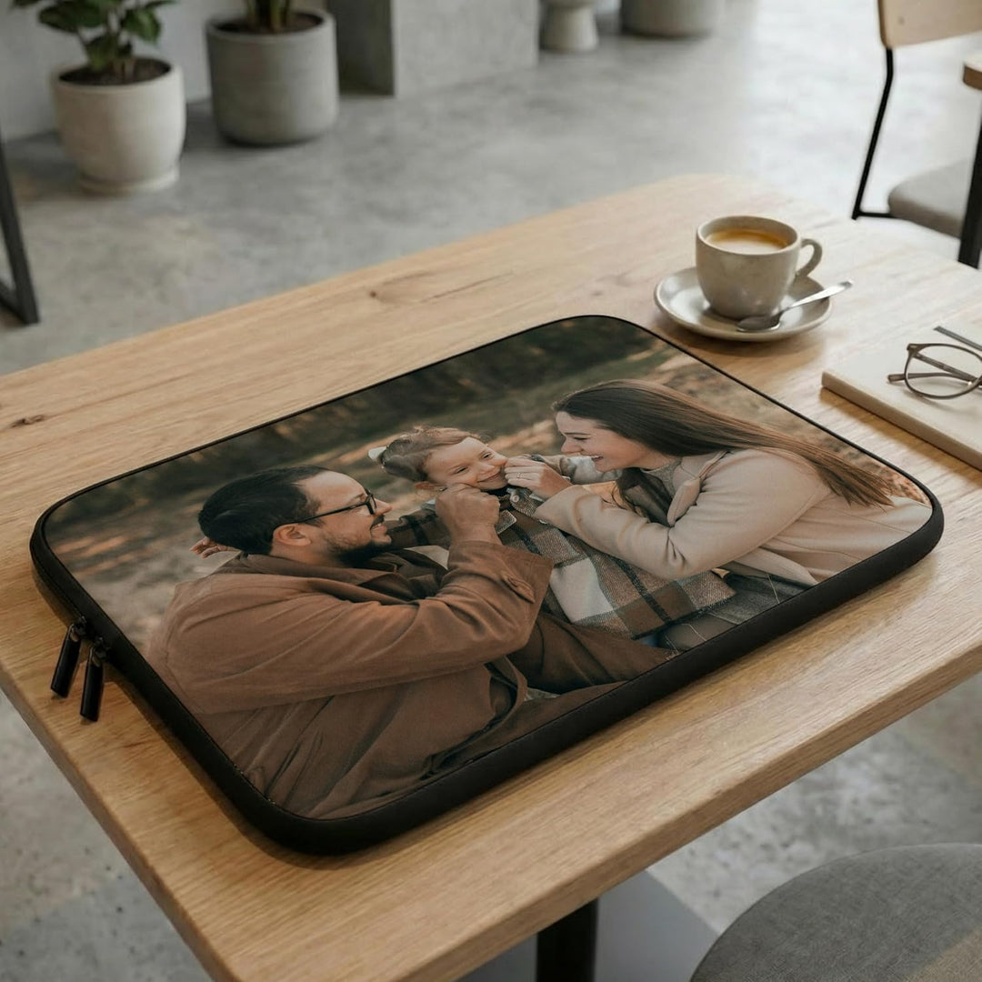 PhotoFancy® – Personalisierte Laptoptasche mit Foto bedrucken – Neopren Notebook Hülle selbst gestal