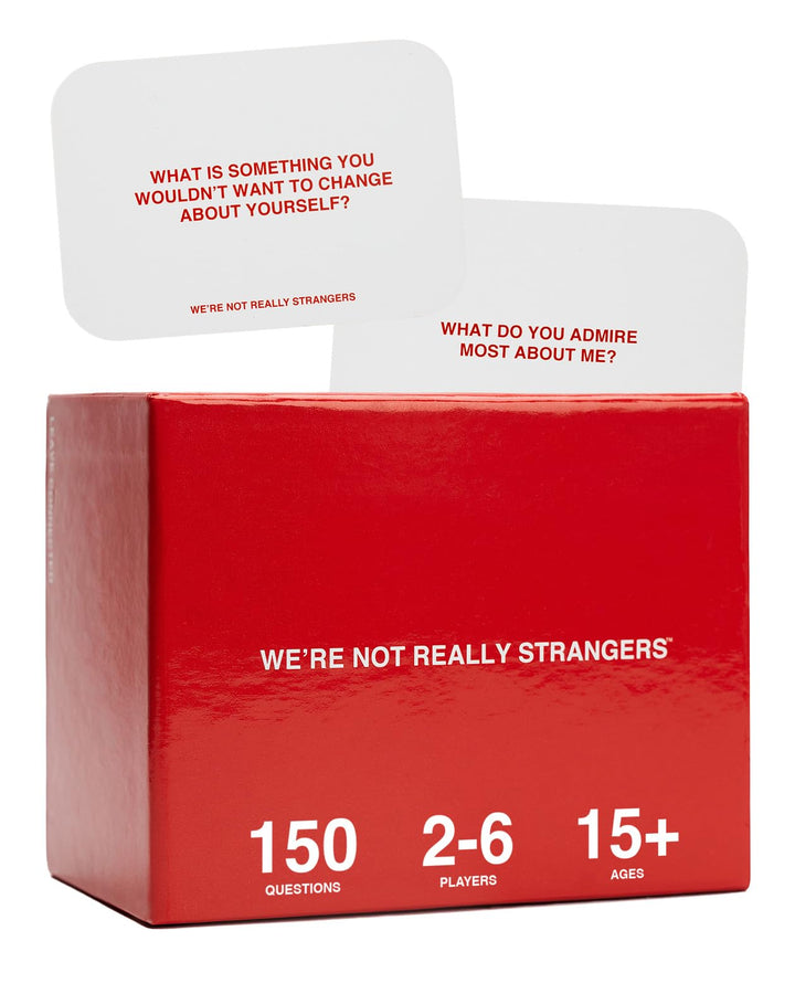 We're Not Really Strangers Kartenspiel – ein interaktives Kartenspiel für Erwachsene und Eisbrecher