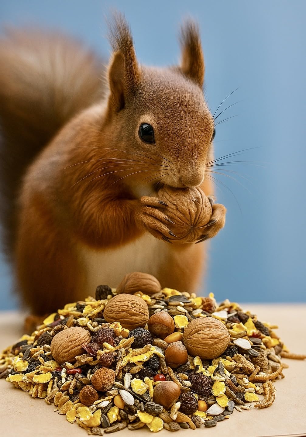 cura-canin 5 kg Premium Eichhörnchen Super - Food Eichhörnchenfutter der Spitzenklasse Streufutter F