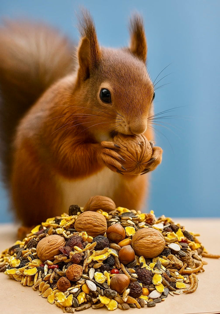 5kg Artgerechtes Eichhörnchenfutter Eichhörnchen Ganzjahresfutter Premium Mix Nager Nagerfutter