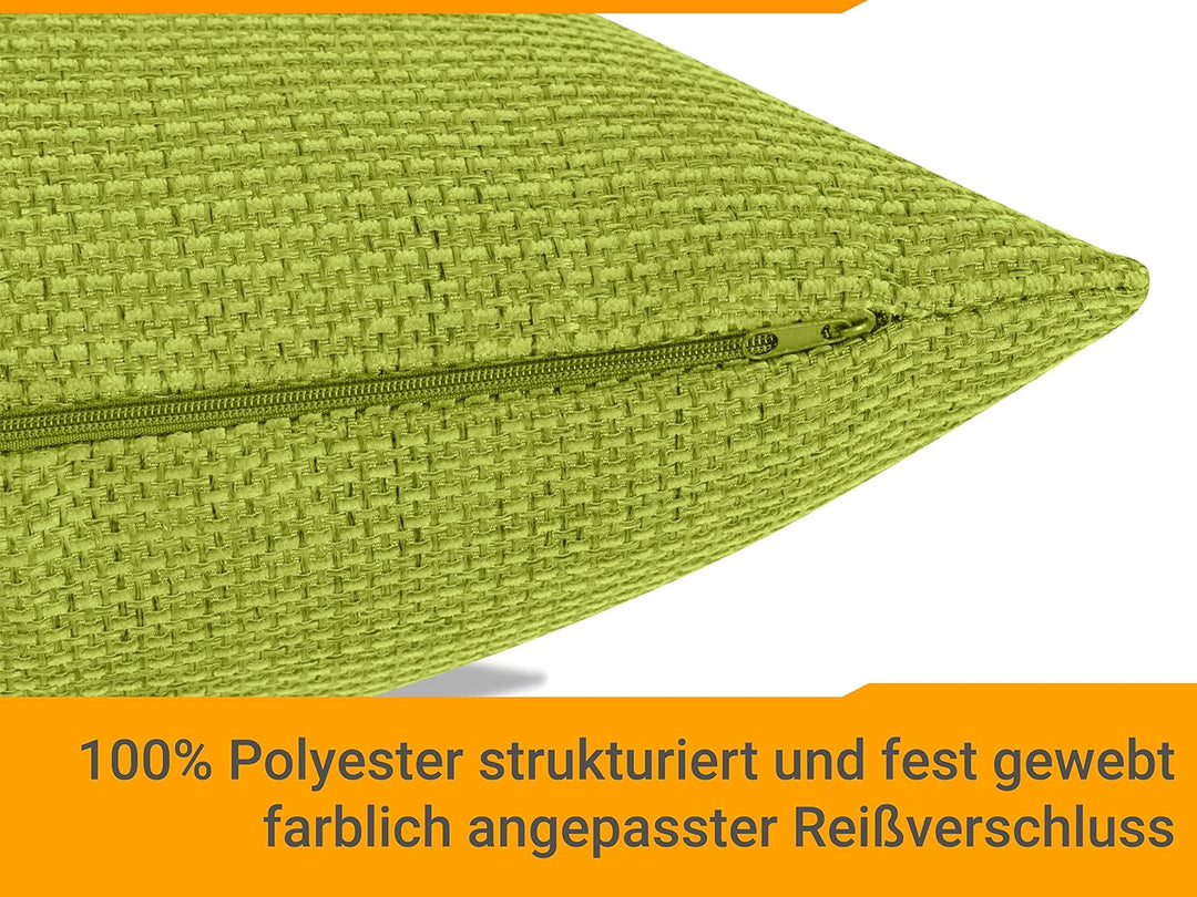 2er Pack Kissenhüllen mit Struktur-Muster - Polsteroptik 617.767, 1 Pack (2 Stück) - Kissenhüllen 40
