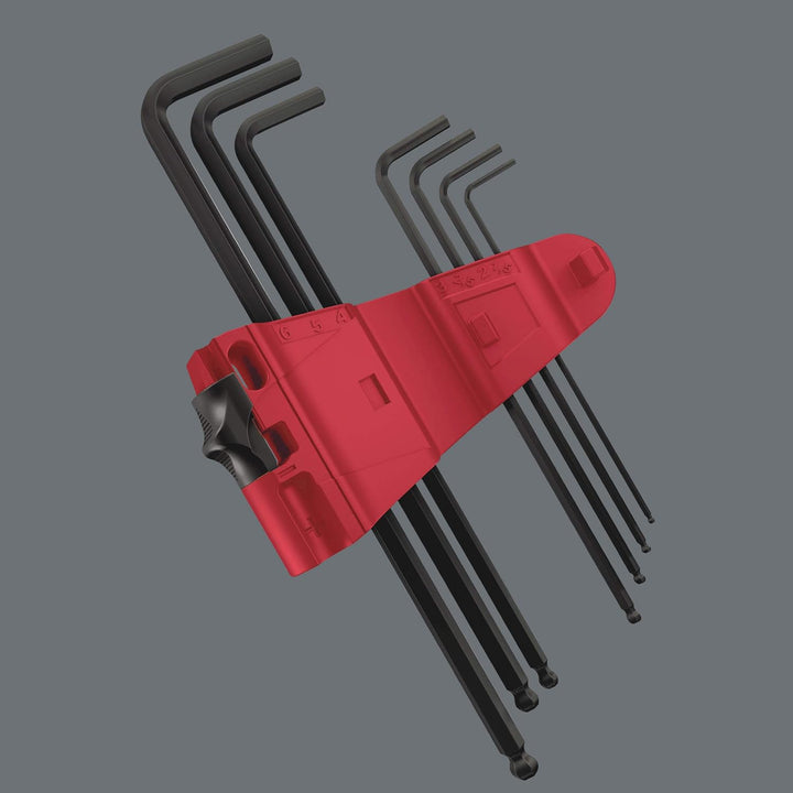Wera 950 PKL/9 BM N Winkelschlüsselsatz, metrisch, BlackLaser, 9-teilig, 05022086001