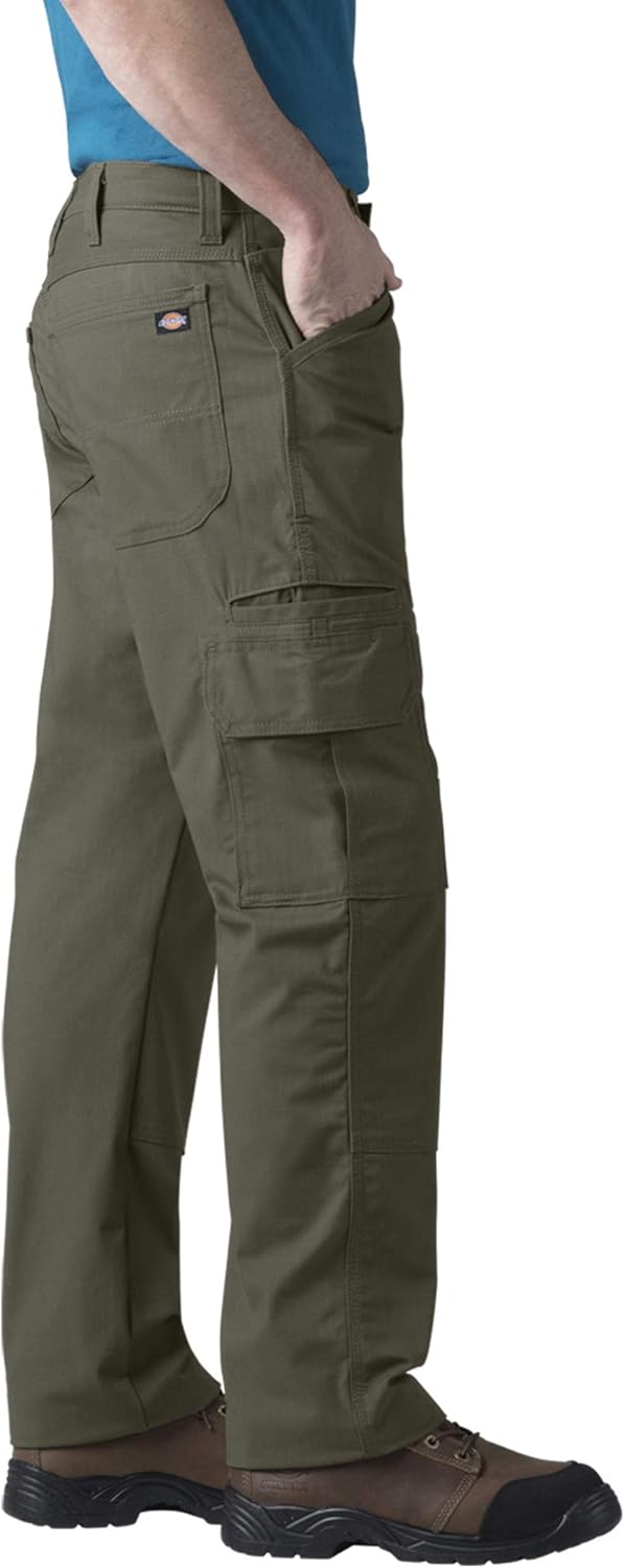 Dickies Herren Duratech Ranger Ripstop Cargohose Arbeitshose, 34W / 34L Moosgrün V1