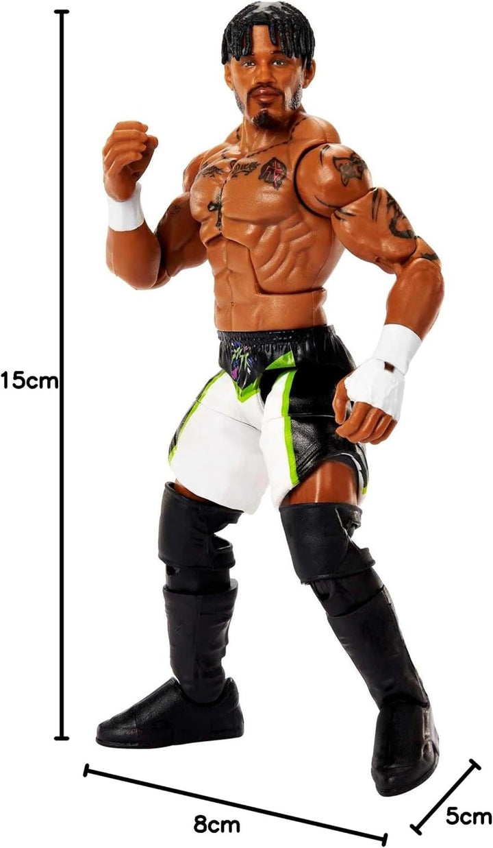 WWE Matt WWE Wes Lee Elite Collection Actionfigur, 15,2 cm, bewegliches Sammlerstück, Geschenk für W