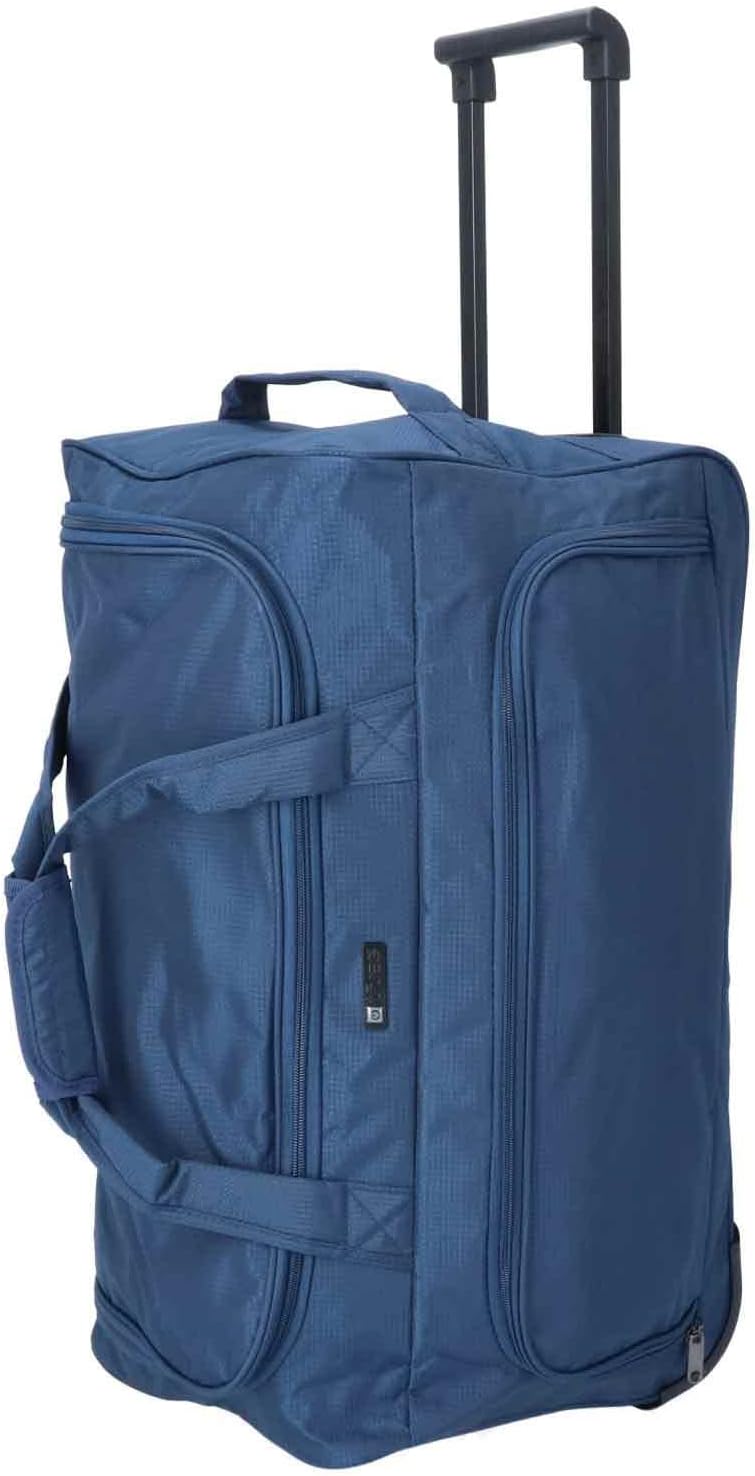 TheTrueC Rollenreisetasche 60cm Trolley Koffer Sporttasche Navy