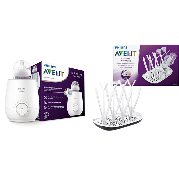 Philips AVENT SCF358/00 Flaschenwärmer für schnelles und gleichmässiges Erwärmen von Milch & Babynah