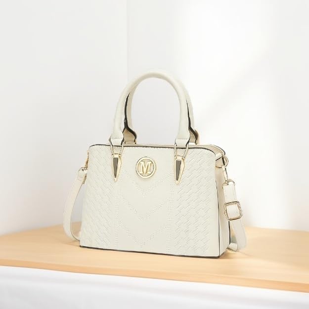 Miss Lulu Handtasche Damen Mittelgross Henkeltasche Elegante Schultertasche Tasche für Damen mit Lyc