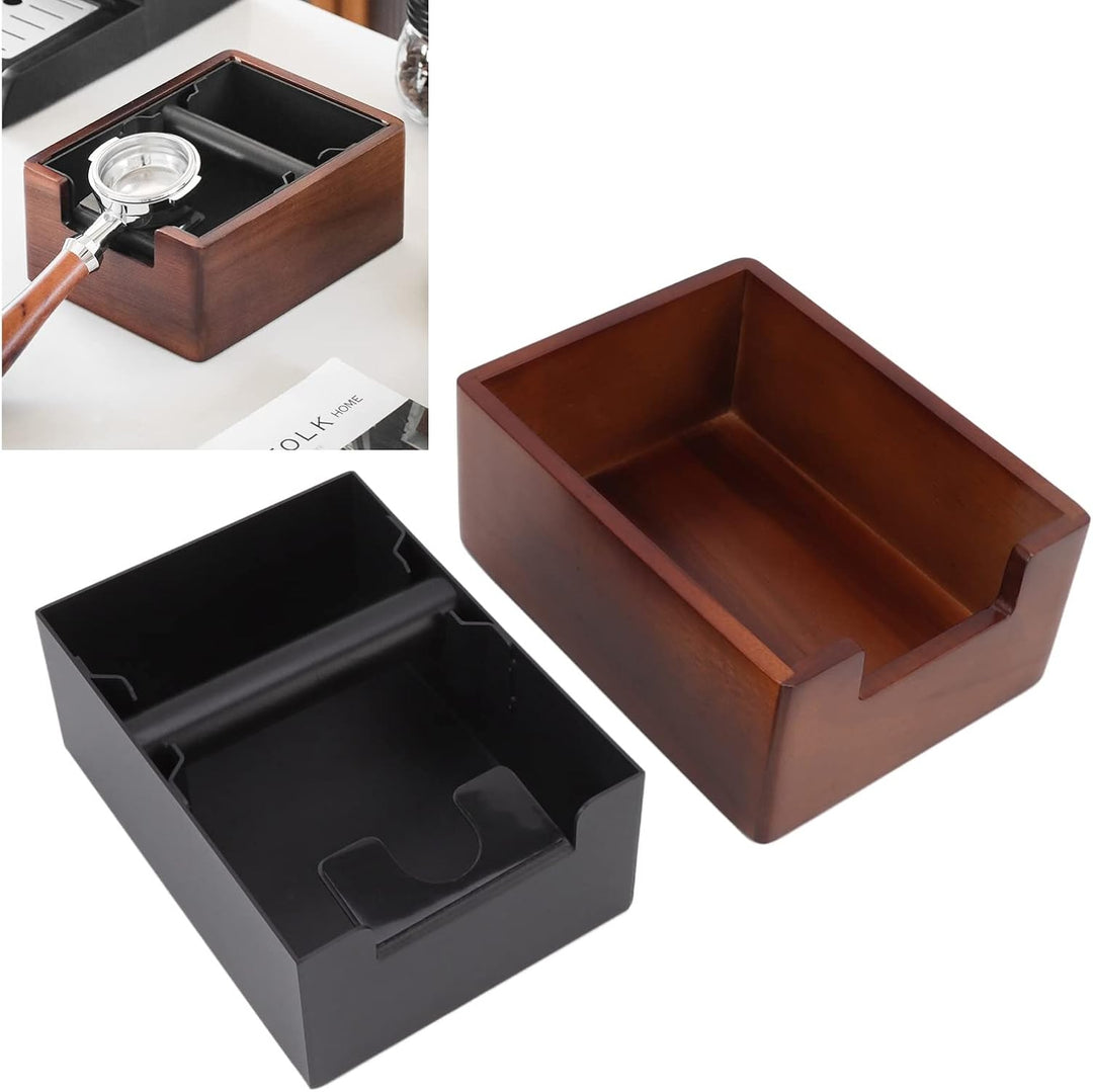 Kaffee-Klopfbox, Espresso-Klopfbox, Espresso-Abfallbehälter, Trennbares und Abnehmbares Design, mit