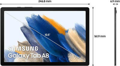 Samsung Galaxy Tab A8 Tablet 25,6 cm (10,5 Zoll), 64 GB, WiFi, Android, Farbe Gray (spanische Versio