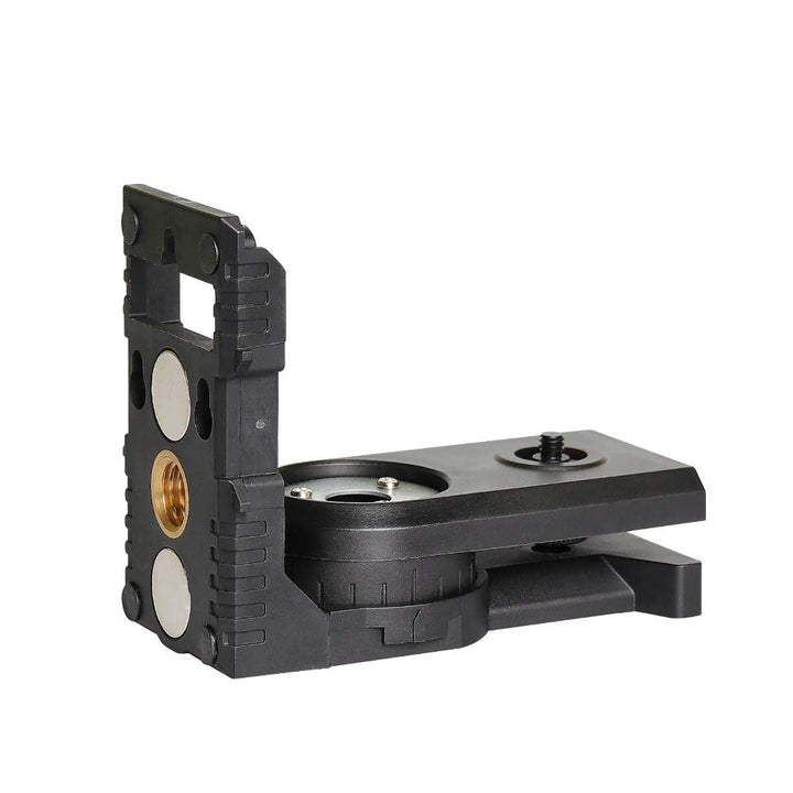Huepar PV3 L-Form Laser Level Adapter für Kreuzlinienlaser, Magnetisch Schwenkbarem Sockel, 180 Grad