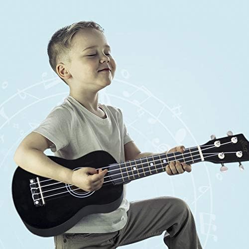 Winzz Sopran Ukulele Starter Kit für Anfänger mit Tasche, Clip-On Tuner, Zusätzlichen Saiten, Gurt,