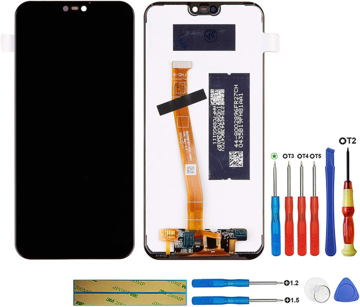 swark LCD Display Kompatibel mit Huawei P20 Lite & Huawei Nova 3e (Schwarz Ohne Rahmen) Touch Screen