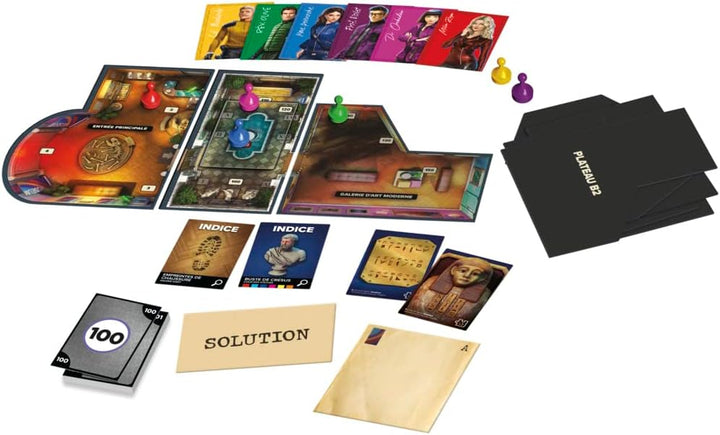 Cluedo Theft at the Museum - Ermittlungsspiel im Escape Game-Stil - kooperatives Familien-Brettspiel
