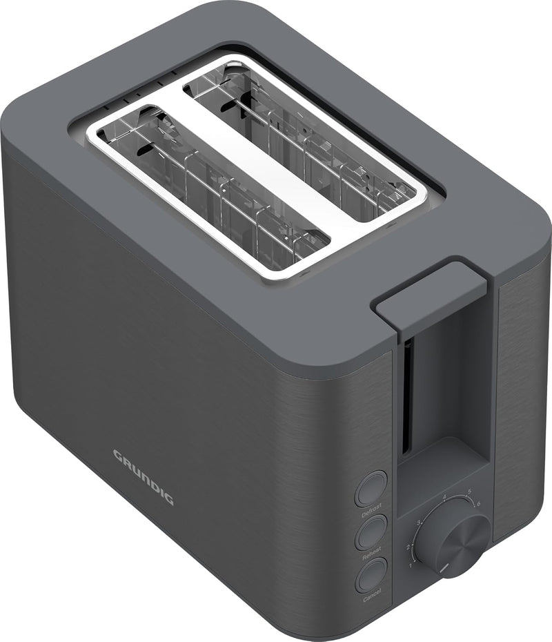 Grundig TA 7340 Toaster, 950 Watt Leistung, Automatische Pop-Up-Funktion & Brotzentrierung, variable