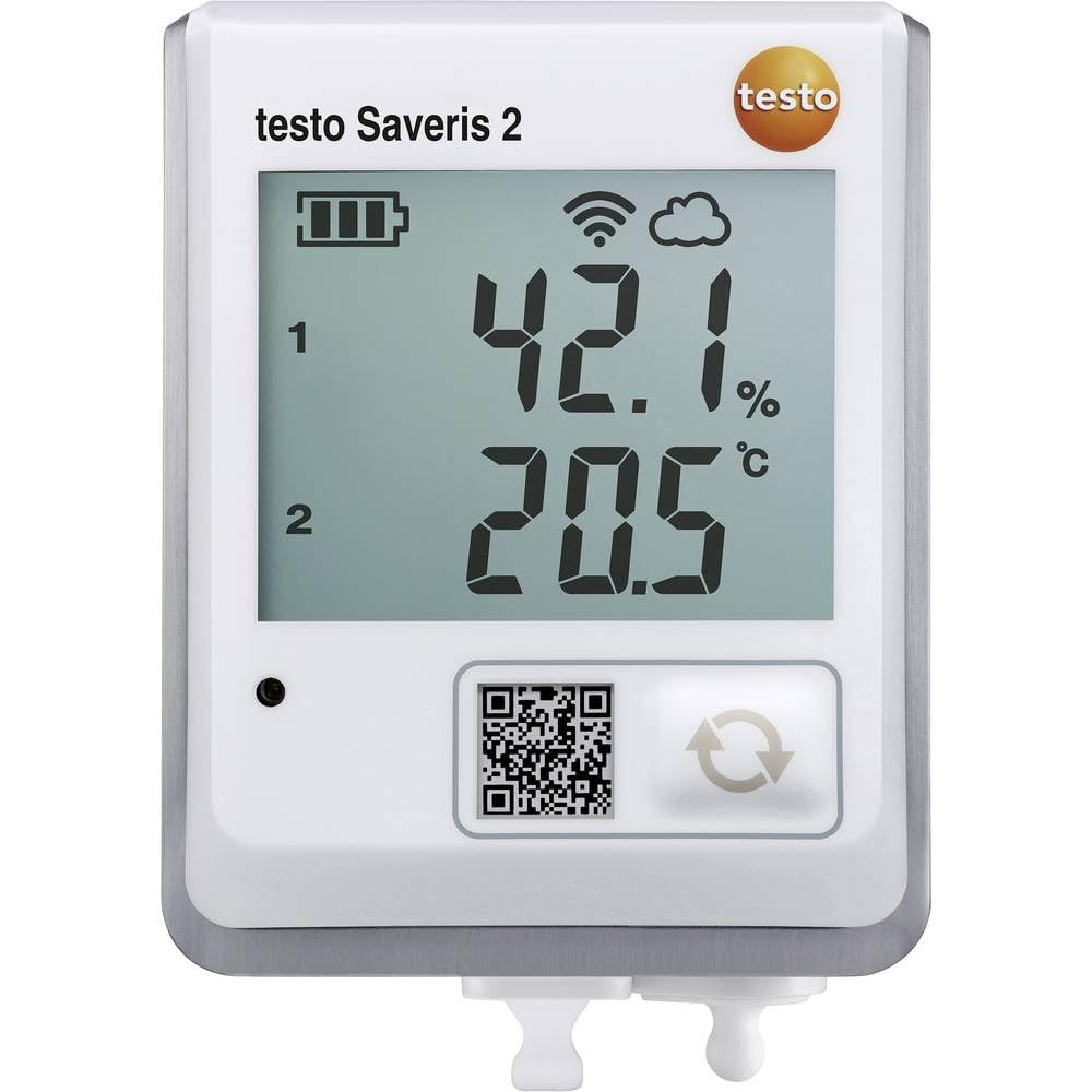 Testo 2-Kanal Feuchtigkeit, Temperatur Datenlogger, -30°C ? +50°C, Sensor NTC Testo Saveris 2-H2 WLA