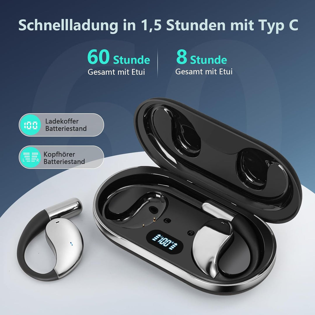 AI Kopfhörer Übersetzer 3-in-1, Bluetooth 5.4 Echtzeit Sprachübersetzer Kopfhörer 164 Sprachen & 7 M