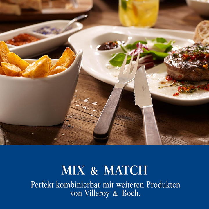 Villeroy und Boch Tex as Pizza-/ Steakmesser-Set 6-teilig, 13/0 Edelstahl, 232 mm
