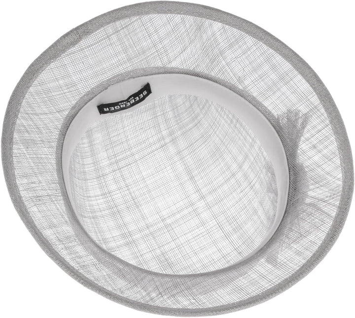 Seeberger Valeska Sinamay Strohhut Damenhut Sommerhut Strohglocke (One Size - grau)