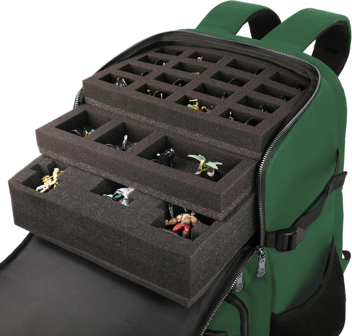 ENHANCE DnD Rucksack RPG DM Tasche für Dungeon and Dragons, Reisen DnD Taschen Organizer für 6–8 auf