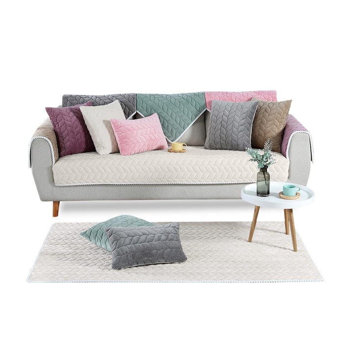 PETCUTE Sofaschutz Sofaschoner,Sofabezug Antirutsch Kratzschutz Hund Katze Sofa Überwurf,Hundedecke