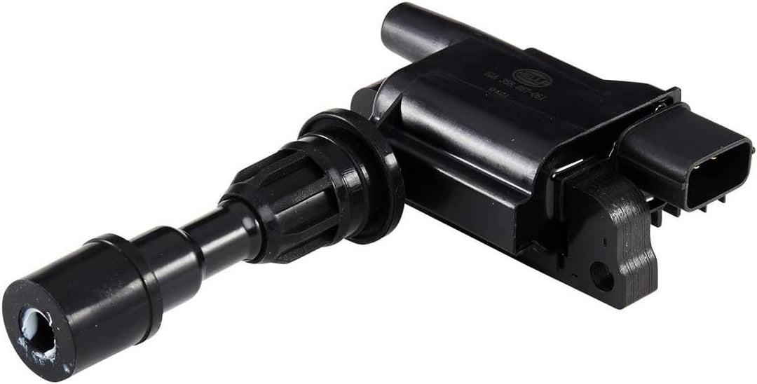 HELLA 5DA 358 057-061 Zündspule - 12V - 3-polig - Kerzenschachtzündspule - geschraubt