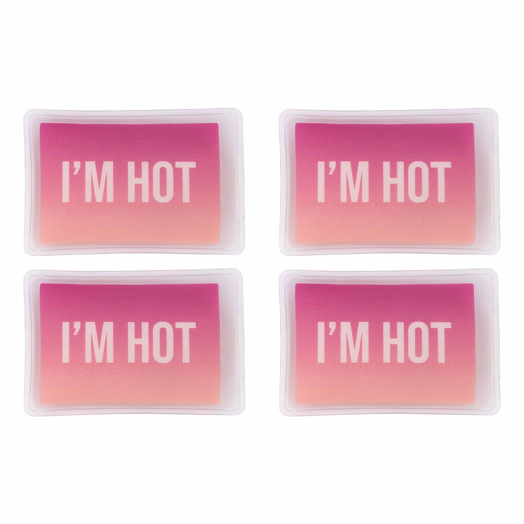 Fisura- Handwärmer Wiederverwendbarer Mini Taschenwärmer mit Gel Hot, 4 Einheiten, Hot, 4 Einheiten