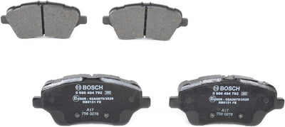 Bosch BP1966 Bremsbeläge - Vorderachse - ECE-R90 Zertifizierung - vier Bremsbeläge pro Set