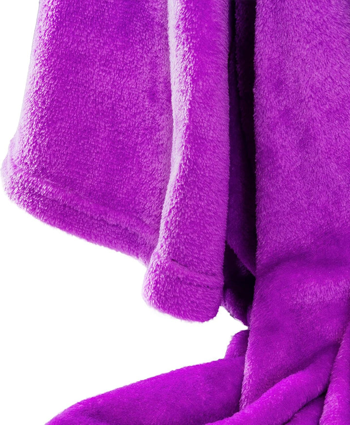 getDigital Purpur Tentakel Ärmeldecke aus Mikrofaser-Fleece - Tragbare Kuscheldecke mit Ärmeln als l