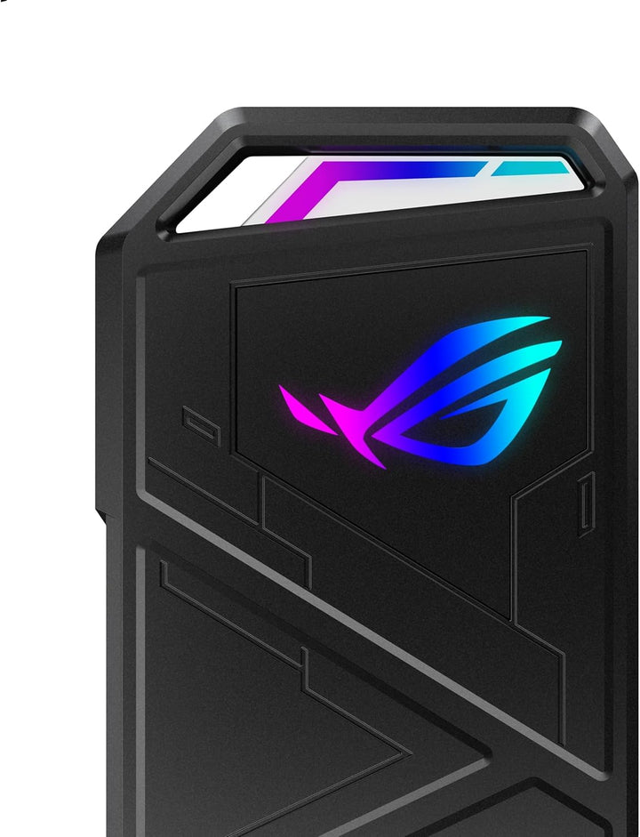 ASUS ROG Strix Arion M.2 NVMe-SSD-Gehäuse (USB 3.2 GEN2 Typ-C für bis zu 10Gbit/s, werkzeuglose Inst