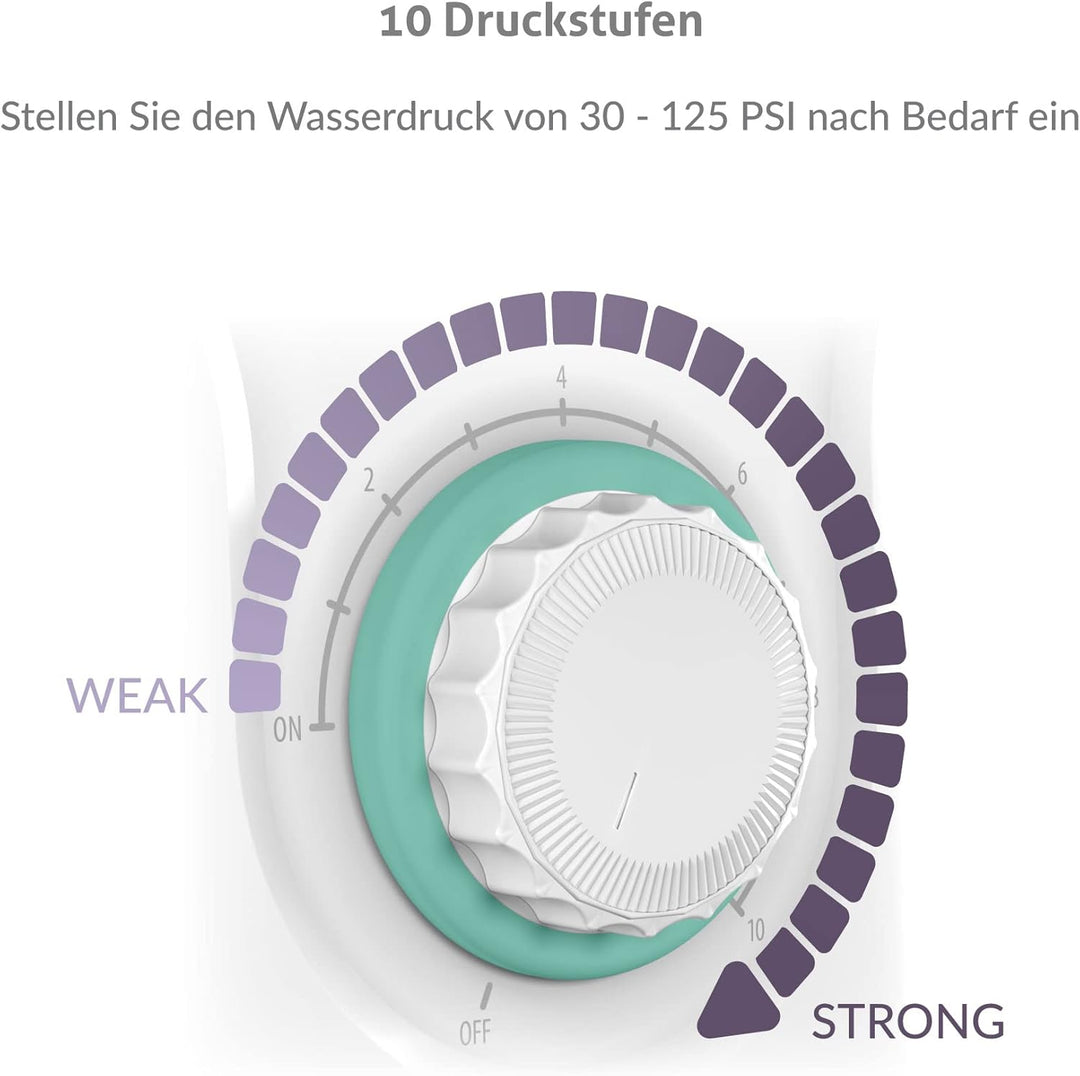TrueLife AquaFloss Station Munddusche elektrisch für eine perfekte Zahnhygiene, 600 ml Wassertank, Z