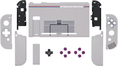 eXtremeRate Custom GBF Stil Gehäuse Hülle für nintendo Switch Joycon/Konsole, D-Pad Version Case Sch