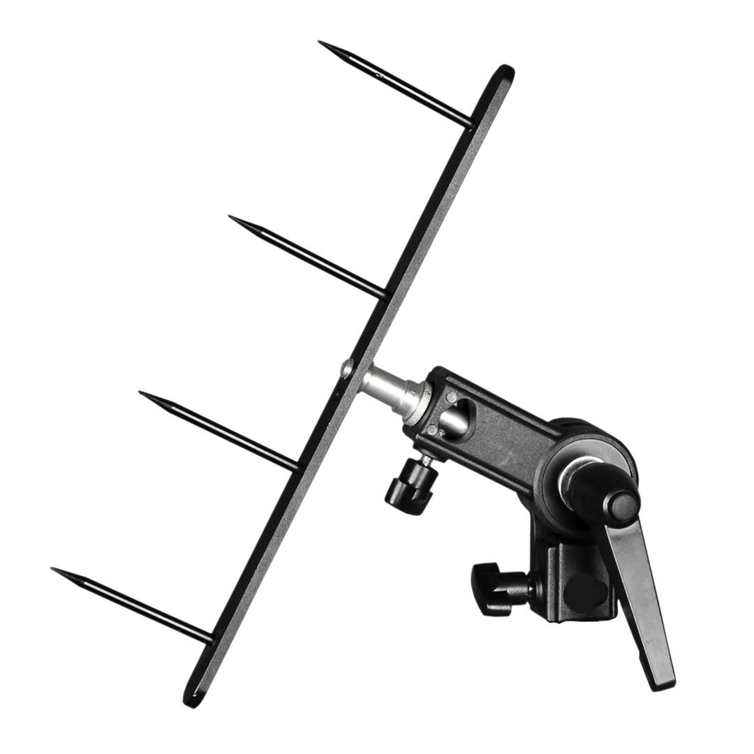Walimex Styroporgabel mit Halterung für Styroporplatten (5/8 Zoll Wechsel-Spigot mit 1/4 und 3/8 Zol