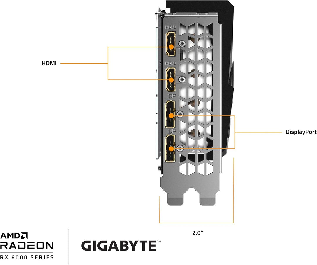 Gigabyte Radeon RX 6700 XT Gaming OC 12G Grafikkarte, WINDFORCE 3X Kühlsystem, 12GB 192-bit GDDR6, G