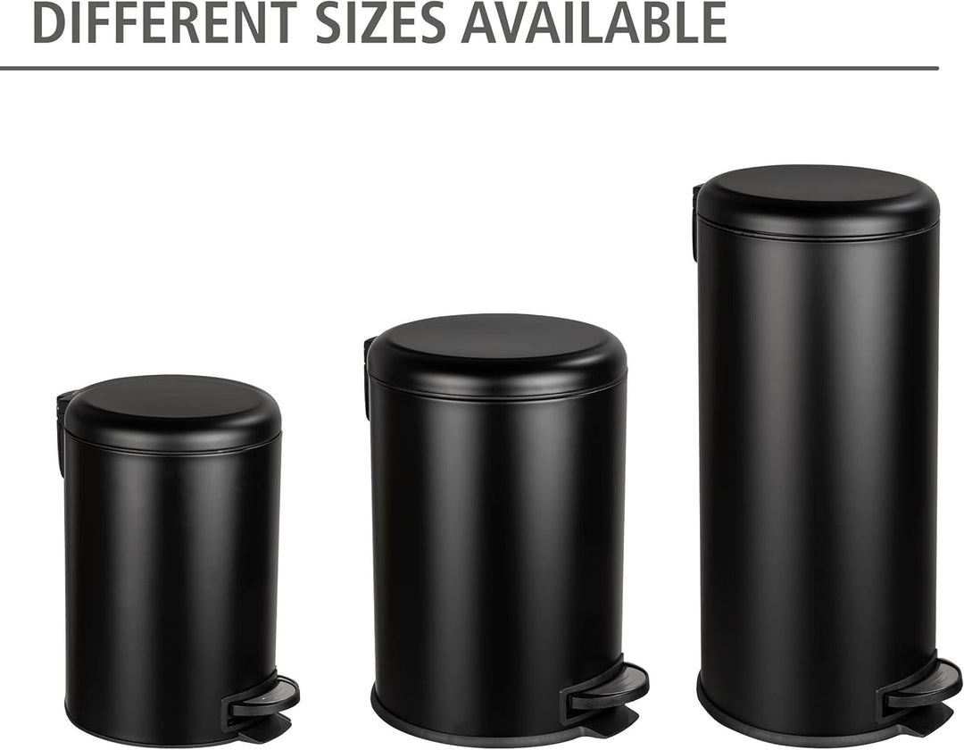 WENKO Küchen Abfalleimer Leman, 30 Liter, Mülleimer mit Absenkautomatik, Tretfunktion, herausnehmbar