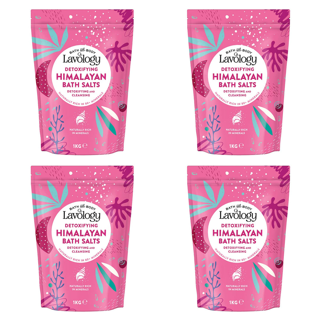 Lavology Himalaya Bade salz – alle natürlichen Inhaltsstoffe – entgiften, reinigen, entschlacken, 1