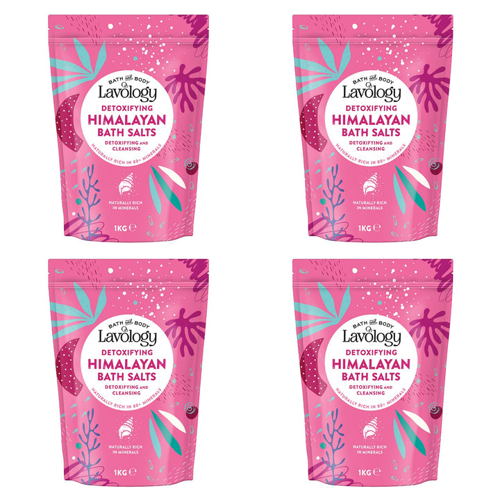 Lavology Himalaya Bade salz – alle natürlichen Inhaltsstoffe – entgiften, reinigen, entschlacken, 1
