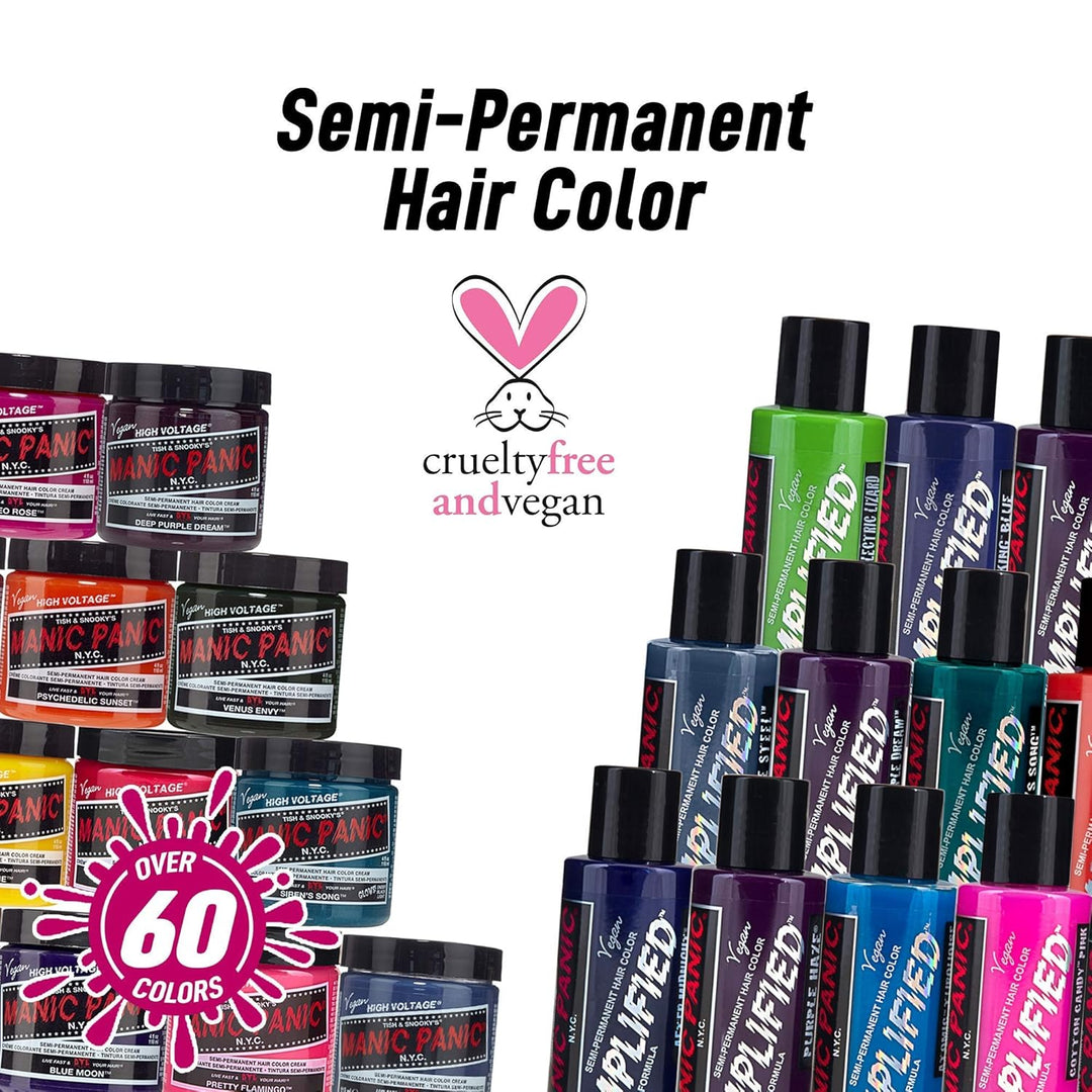 Manic Panic Cleo Rose Semi-permanente Haarfarbe, 113,4 ml, Rot Rot 118 ml (3er Pack), Rot 118 ml (3e