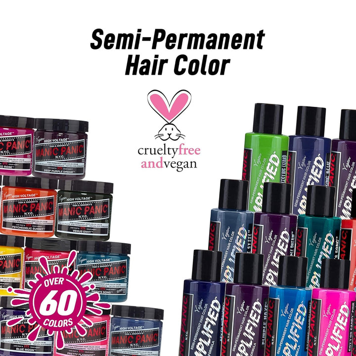 Manic Panic Cleo Rose Semi-permanente Haarfarbe, 113,4 ml, Rot Rot 118 ml (3er Pack), Rot 118 ml (3e