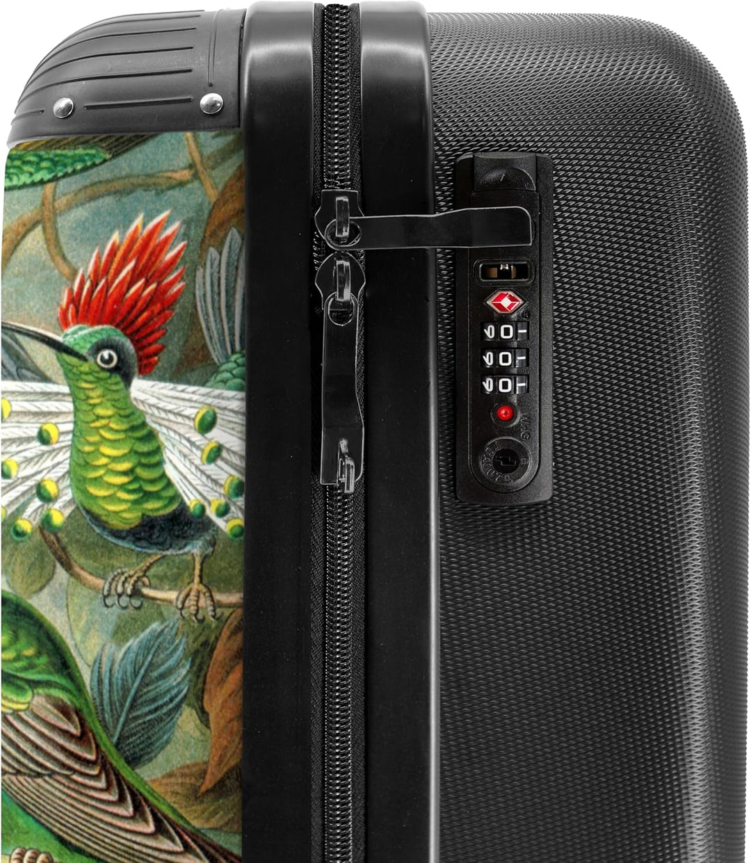NoBoringSuitcases.com® Koffer Handgepäck Trolley Rollkoffer Kleine Reisekoffer mit 4 Rollen - Kunst