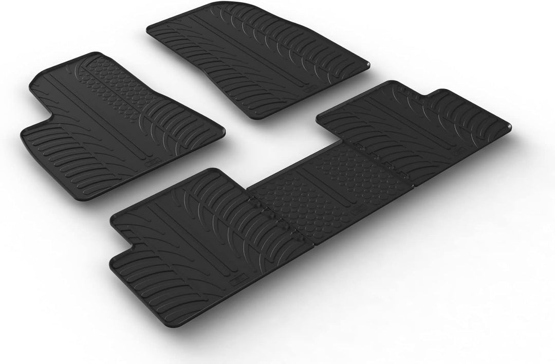 Gledring Satz Gummimatten kompatibel mit Tesla Model 3 7/2017-11/2020 (T Profil 5-teilig)