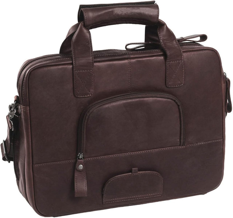 The Chesterfield Brand Wax Pull Up Geneva Fahrradtasche Leder 40 cm Laptopfach