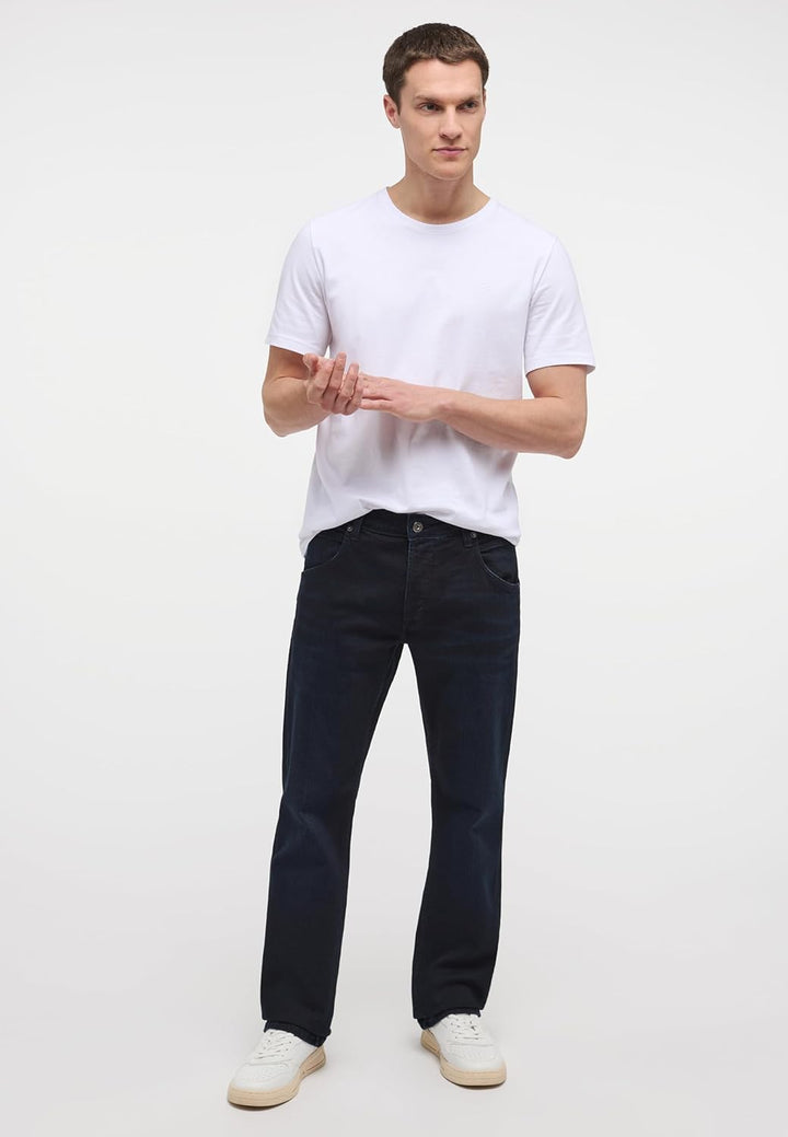 MUSTANG Herren Jeans Michigan Straight Straight Fit Blau - Dark Blue Denim 29W / 32L Dunkelblau 983,