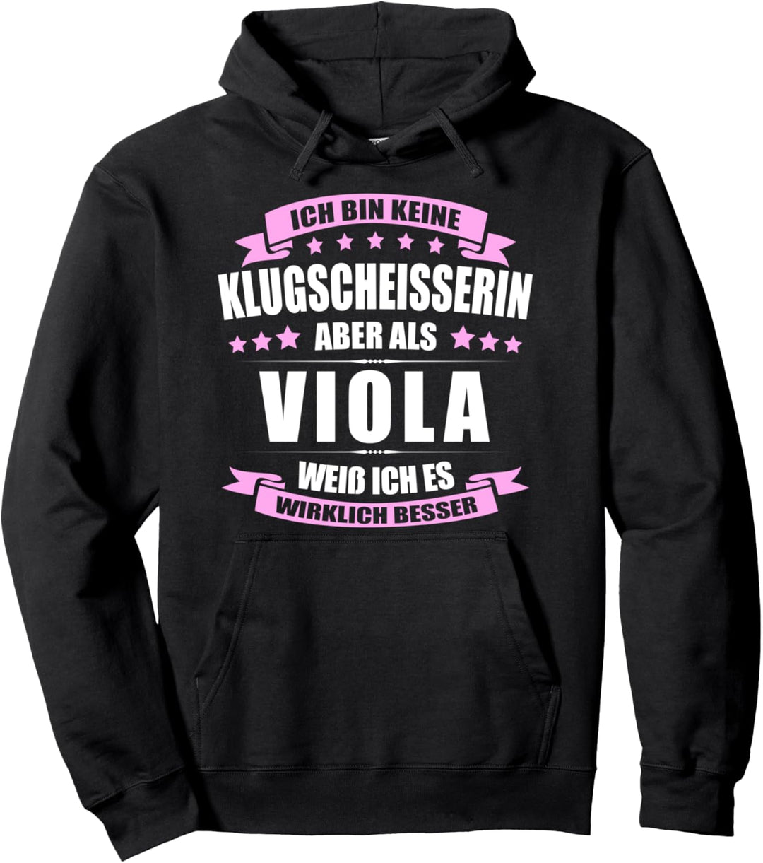 Name Viola Vorname Namensgeschenke Namenstag Fun Pullover Hoodie