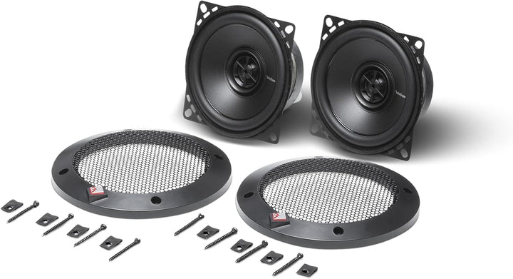 Rockford Fosgate R14X2 Prime 4-Inch Full Range Coaxial Speaker - Set of 2, 4-Inch
