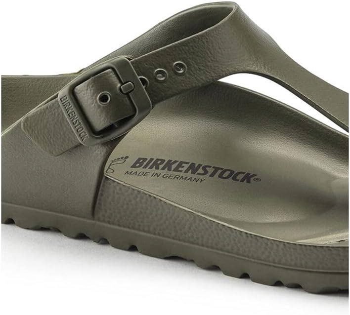 BIRKENSTOCK Unisex-Erwachsene Gizeh FL Zehentrenner 36 EU Khaki, 36 EU Khaki