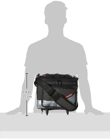 Pletscher Basilea Gepäckträgertasche Schwarz, Schwarz